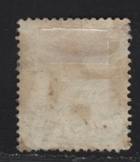 Nigeria #5 3d Chocolate & Purple Brown On Yellow Paper With White Back, 1914-1929 King George V Imperium Keyplate Issue, Wmk Multiple Crown CA, A VF Used Single With 1918 Registry Cancel