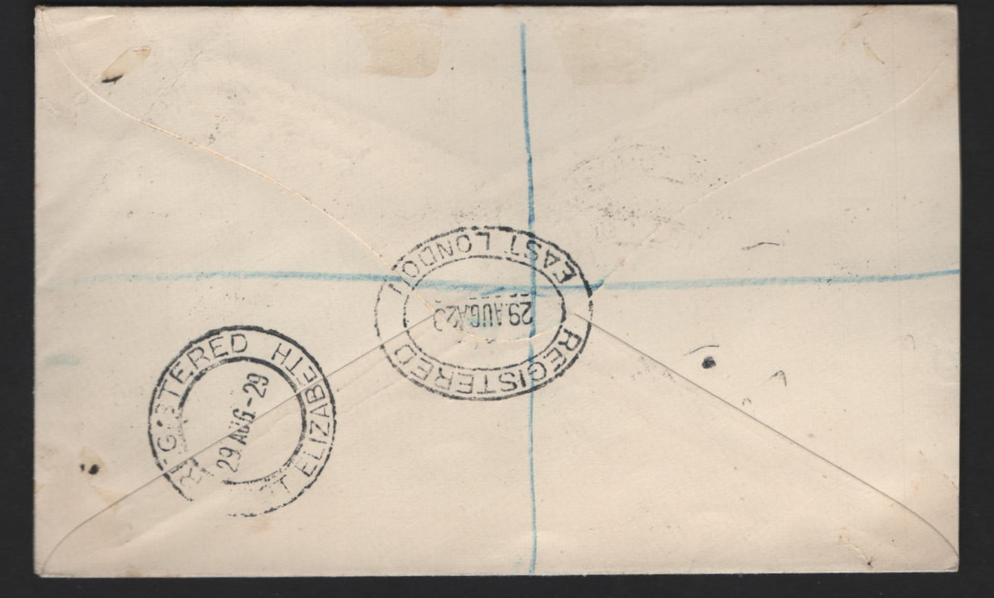 Lot 147 (C) South Africa SG#O5, 40, 148, 276 1/2d - 4d Green - Dark Green, 1905-1929 King Edward VII Keyplates - Airplane Issues, A Very Fine Used Cover, Featuring Long Obsolete Edward VII Keyplates, Post Union Official & Airmail Issues