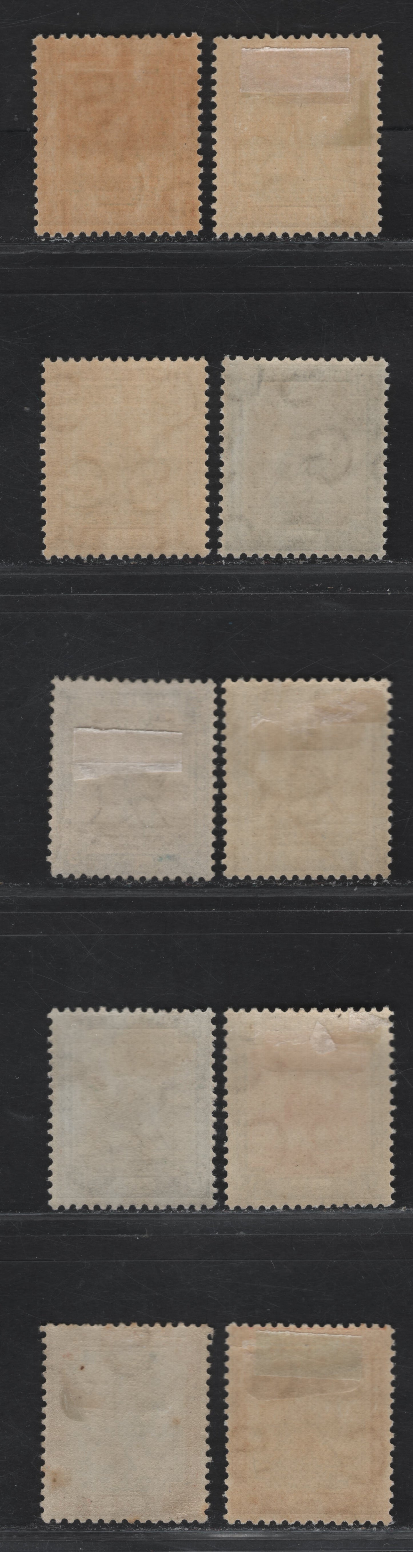 Lot 170 Sudan SG#40-43 4m - 15m Deep Green & Dark Brown - Pale Ultramarine & Chestnut Arab Postman, 1927-1941 Arab Postman Keyplates, 10 F/VFOG Singles Multiple SG Wmk, ,