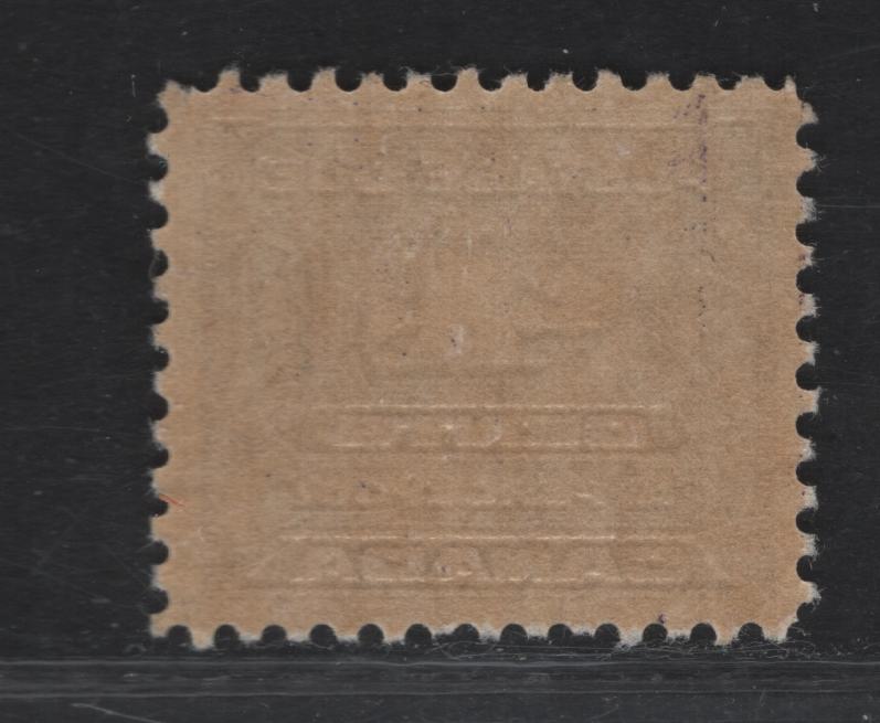 Lot 222 (C) Canada #J13 4c Milky Voilet Numeral, 1933-1934 Postage Due, A FOG Single, Perf 10.8, Paper/Gum BABN-B