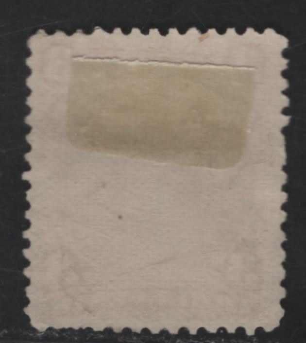 Lot 242 (C) Canada SC#25 3c Indian Red Queen Victoria, 1868-1897 Large Queen Issue, A VG Used Single On Paper FO-M (Duckworth Paper 4)