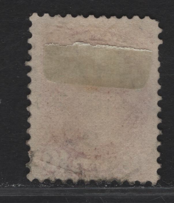 Lot 254 (C) Canada SC#45a 10c Deep Rose Red Queen Victoria, 1870-1897 Small Queen Issue, A VG Used Single Mid Second Ottawa Printing On Paper LM-D, Perf. 12, Creased LR Corner Perf, March 20, 1895 Cancel