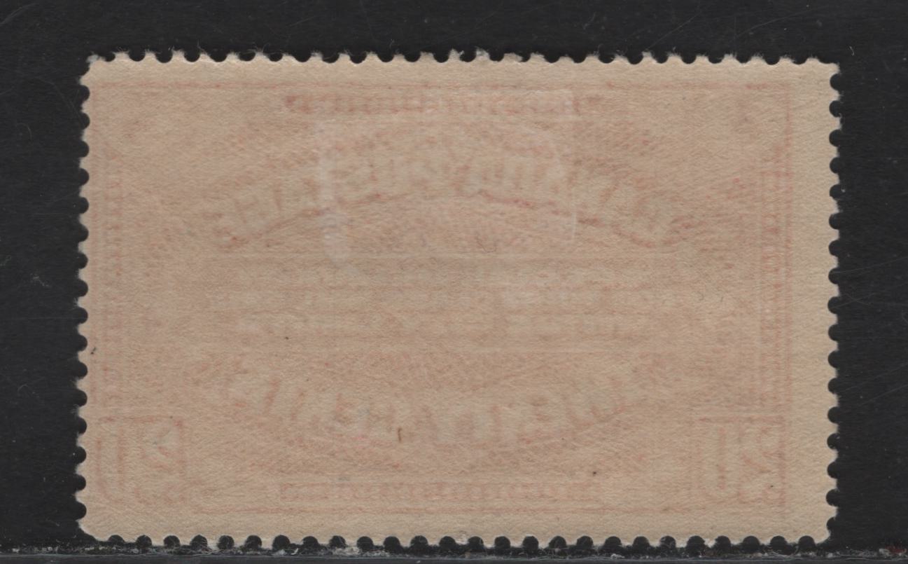 Lot 273 (C) Canada #E2a 20c Carmine, 1922 Special Delivery Stamps Issue, A FOG Single A Wet Printing On Paper/Gum Type ABN-P