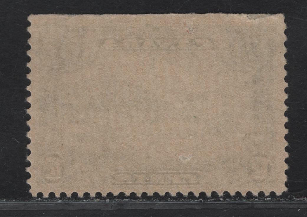 Lot 279 (C) Canada SC#156 12c Dark Grey Quebec Bridge, 1928-1930 Scroll Issue, A Fine OG Single On Paper/Gum Type ABN-M, NH, But Small Spot Of Gum Disturbance, Top Sheet Margin Single