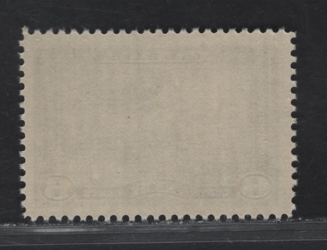 Lot 301 Canada #C6 6c Deep SteelBlue Monoplane Over Mackenzie River, 1938 Airmail Issue, A FNH Single, CBN-N Paper/Gum, Perf 12