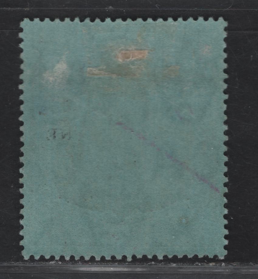 Lot 46 Bermuda SG#51b 2/- Purple & Blue on Blue King George V, 1918-1922 KGV Keyplates Issue, A VFOG Single, Multiple Crown CA Wmk