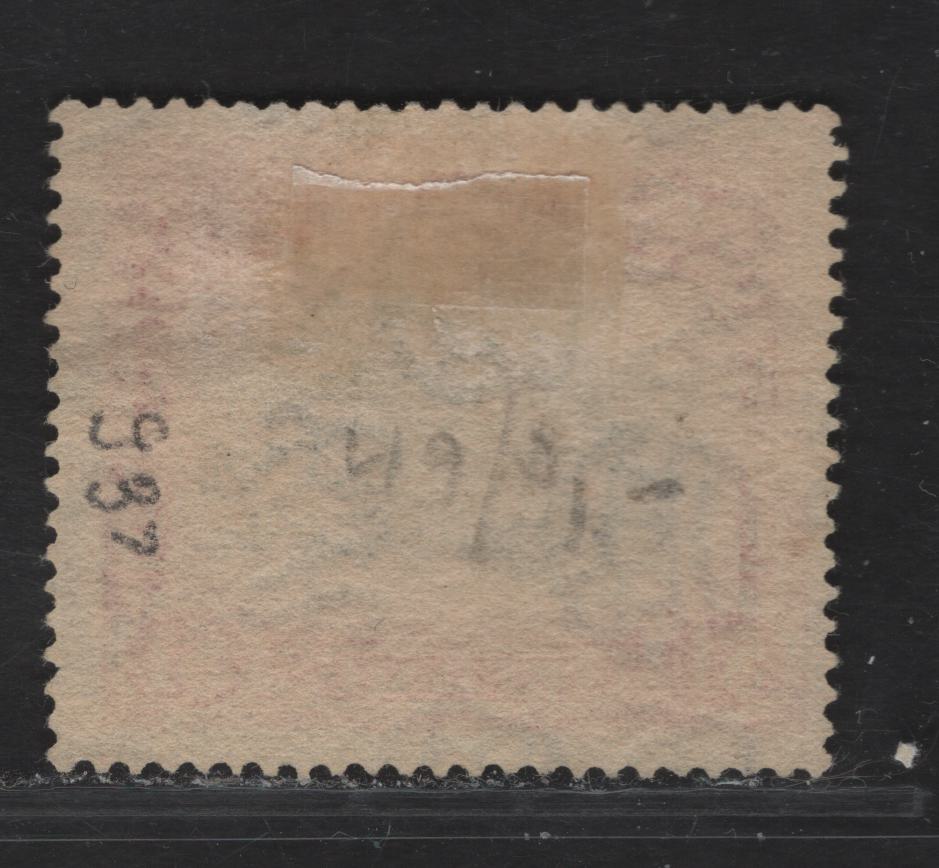 Lot 128 Malaya - Kedah SG#37w $1 Black & Red on Yellow Building, 1921-1932 Pictorial Issue, A Fine Used Single, Script Crown to Left Of CA Wmk