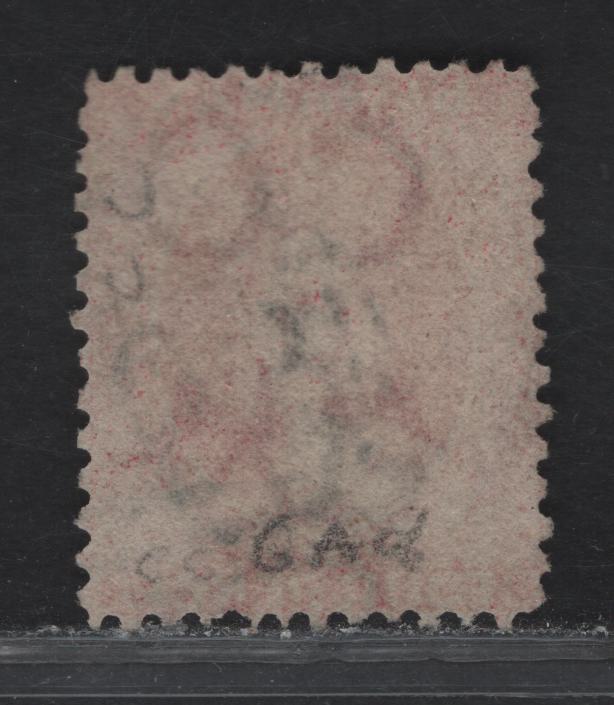 Lot 205 (C) Bahamas SG#27g 4d - 3d Dull Rose Queen Victoria, 1863-1877 Queen Victoria Chalon Heads Issue, A Very Fine Used Single, Inverted & Reversed Crown CC Wmk, Perf 12.5