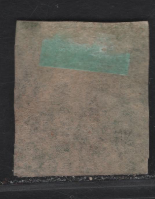 Lot 208 (C) Barbados SG#16 1/2d Yellow Green Britannia, 1860 Britannia Issue, An Ungraded Single Rare Pin-Perf 12.5, ,