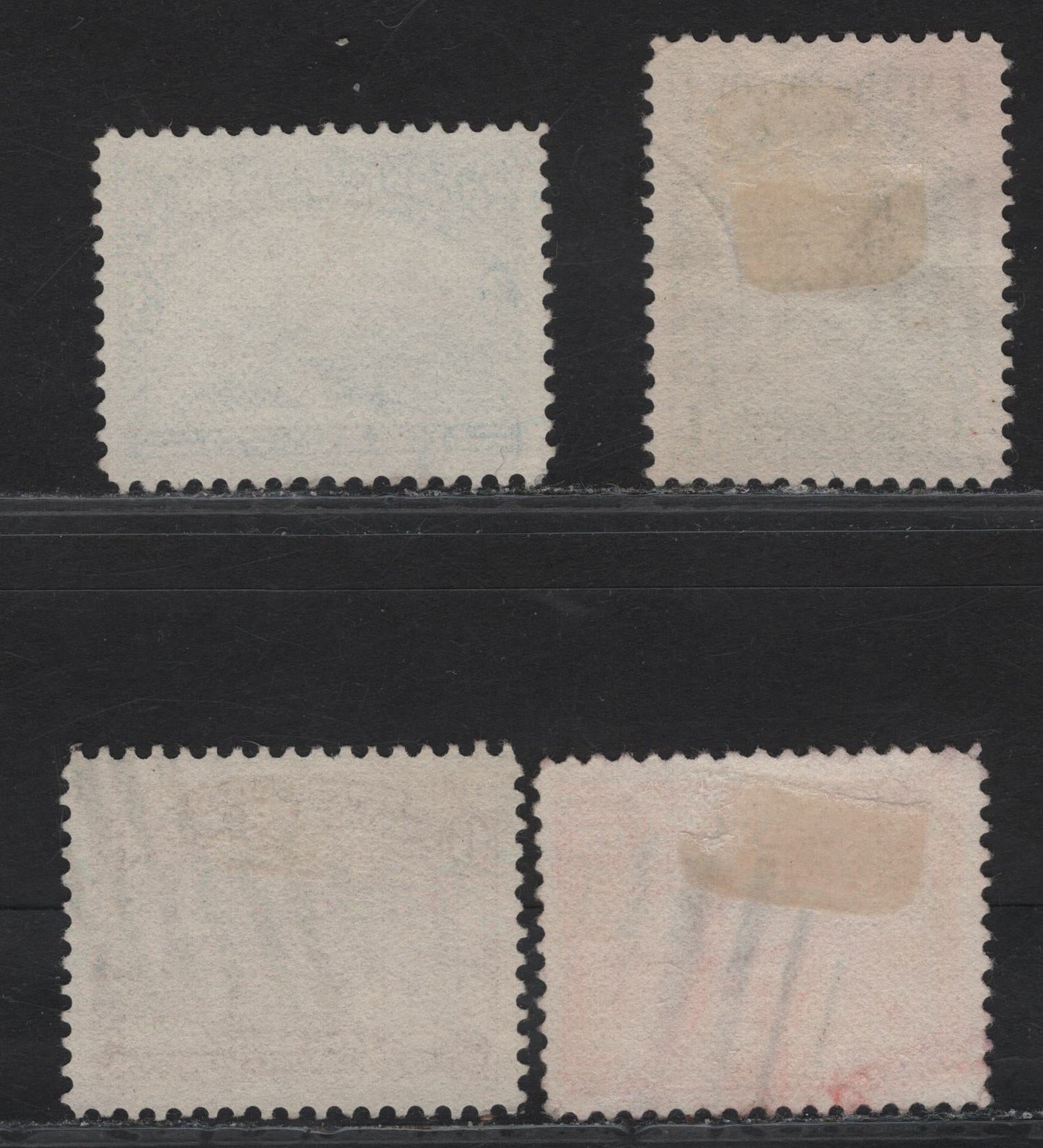 Lot 263 (C) Newfoundland #63-64, 66, 70 3c - 15c Ultramarine - Scarlet Cape Bonavista - Seals, 1897 Discovery of Newfoundland Issue, 4 Very Fine Used Singles, Various Papers & Perfs