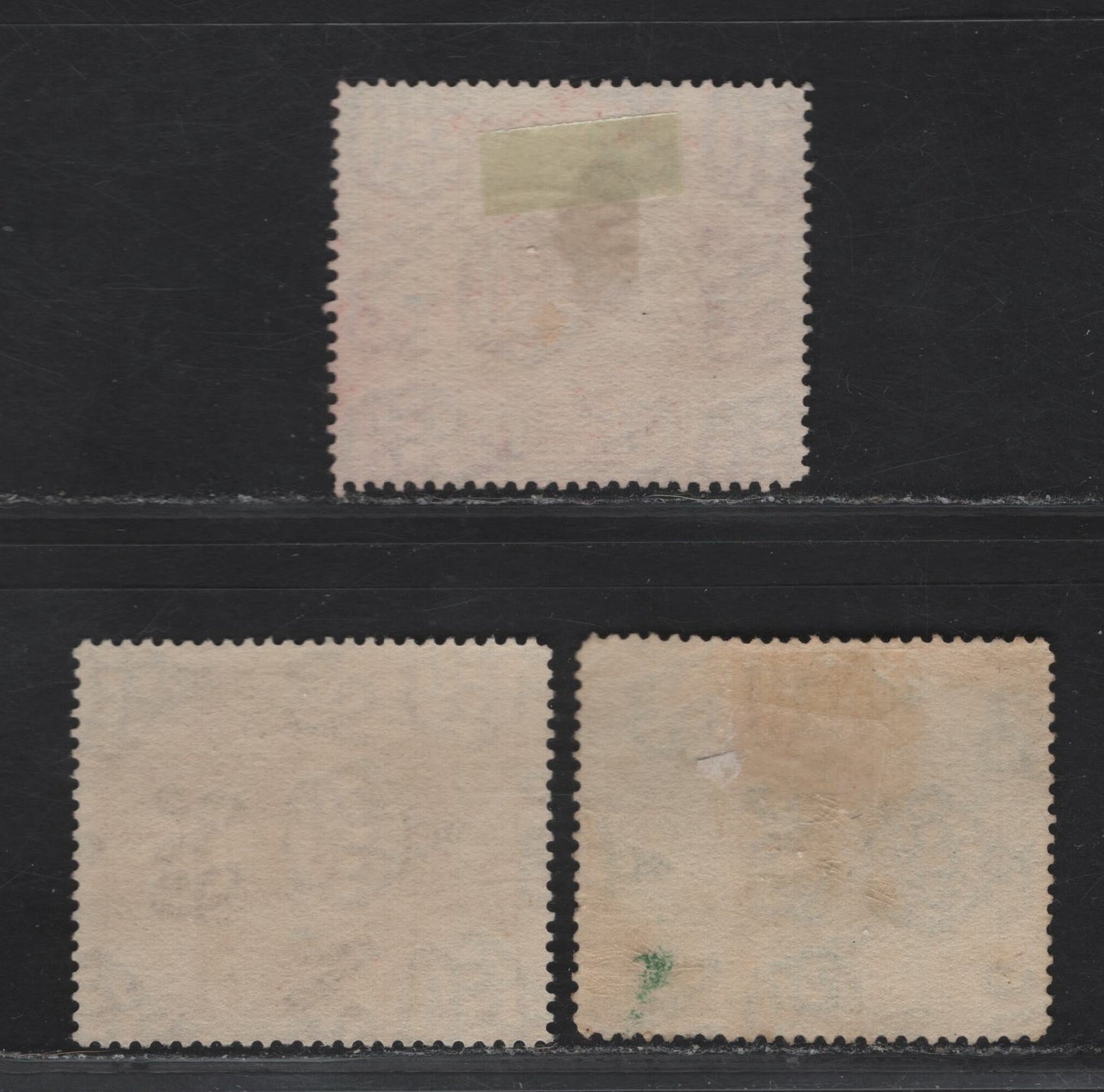Lot 51 Bermuda SG#74-76 1/4d -1d Brown - Carmine King George V, 1921 Tercentenary of Representative Institutions Issue, 3 Fine/Very Fine Used Singles