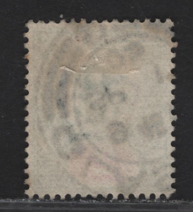 Lot 109 Great Britain SC#130avar (SG#225var) 2d Dull Green & Carmine Red King Edward VII, 1902-1910 King Edward VII Issue, A Fine Used Single, DLR Printing, September 1 1905 Double Bar Glasgow CDS