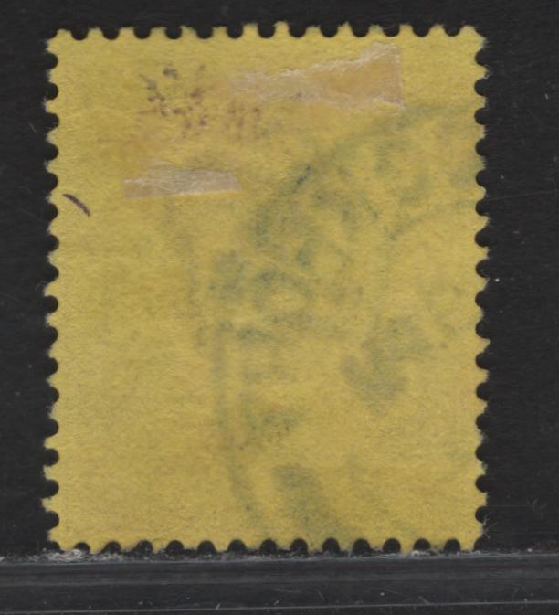 Lot 140 Great Britain SC#132var (SG#232) 3d Dull Reddish Purple on Orange Yellow King Edward VII, 1902-1910 King Edward VII Issue, A Very Fine Used Single, DLR Printing.