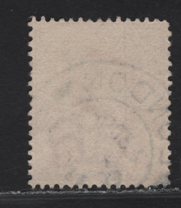 Lot 245 Great Britain SC#147bvar (SG#280 (Spec M7(2))) 1d Deep Rose Red King Edward VII, 1902-1910 King Edward VII Issue, A Very Fine Used Single, Harrison Printing, Perf 15x14, October 28 1911 London CDS.