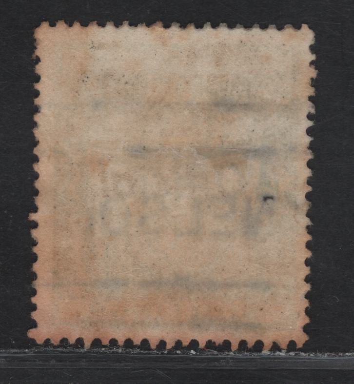 Lot 142 New Zealand SG#O113 5/- Green Arms, 1927-1933 Official Overprinted Postal Fiscal Issue, A Fine Used Single, Single Star & NZ Wmk, Some Toning.