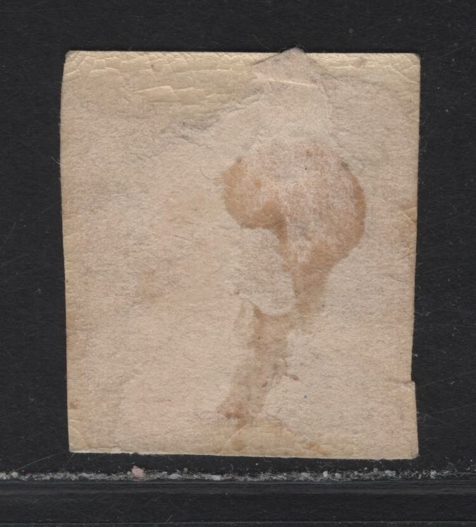 Lot 208 Austria SC#3 3kr Red Arms, 1850 Coat of Arms Issue, A Very Fine Used Imperf Single, Thick Paper, Brecie Cancel