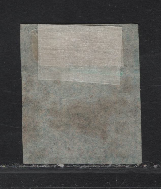 Lot 247 Barbados SC#4 4d Red Brown Britannia, 1861 Britannia Issue, A Very Fine Used , Blued Paper, Nice SON #1 Numeral Cancel, 4 Clear Margins