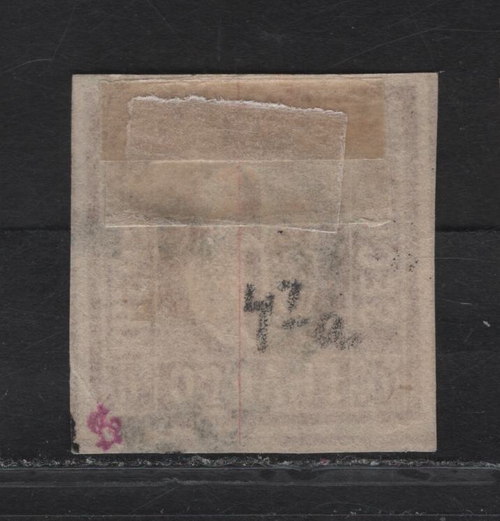 Lot 257 Bavaria SC#3 6kr Brown Numeral, 1850-1858 Numeral Issue, A Very Fine Used Imperf Single, Broken Circle, Dividing Lines On 3 Sides