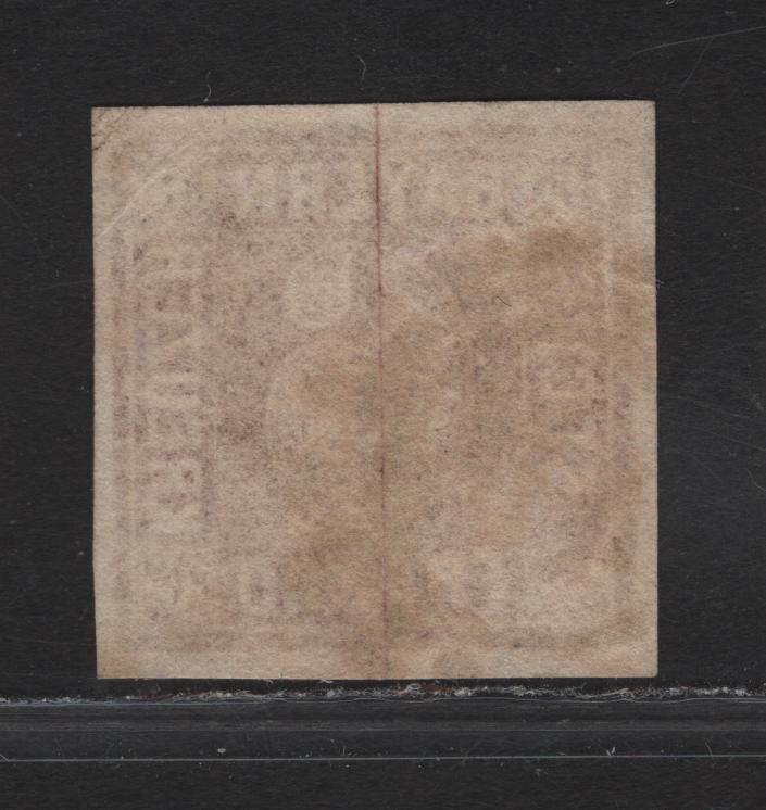 Lot 260 Bavaria SC#5 6kr Red Brown Numeral, 1850-1858 Numeral Issue, A Very Fine Used Imperf Single, Complete Circle, #448 Open Millwheel Cancel For Rotthalmunster