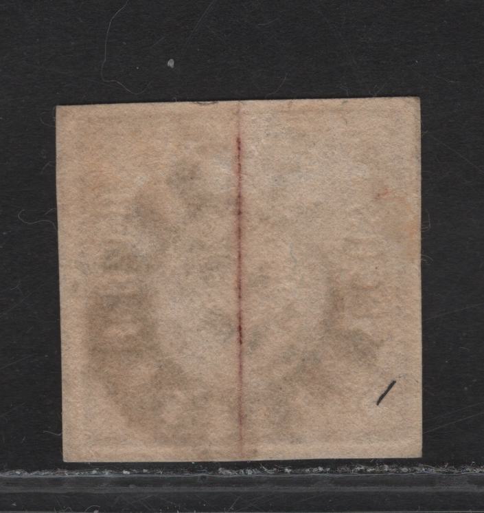 Lot 262 Bavaria SC#5 6kr Red Brown Numeral, 1850-1858 Numeral Issue, A Very Fine Used Imperf Single, #479 Closed Millwheel Cancel For Kimratshofen, Dividing Lines On 2 Sides