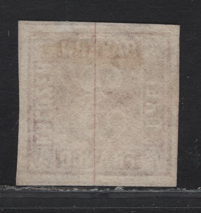 Lot 273 Bavaria SC#10a 3kr Carmine Numeral, 1862 Numeral Issue, An Extremely Fine Used Imperf Single, #356 Open Millwheel Cancel For Nuremburg, Dividing Lines On All 4 Sides