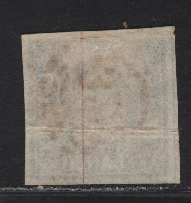 Lot 277 Bavaria SC#11 6kr Blue Numeral, 1862 Numeral Issue, A Fine Used Imperf Single, #325 Closed Millwheel Cancel, Dividing Lines On 2 Sides, Light Horizontal Crease.