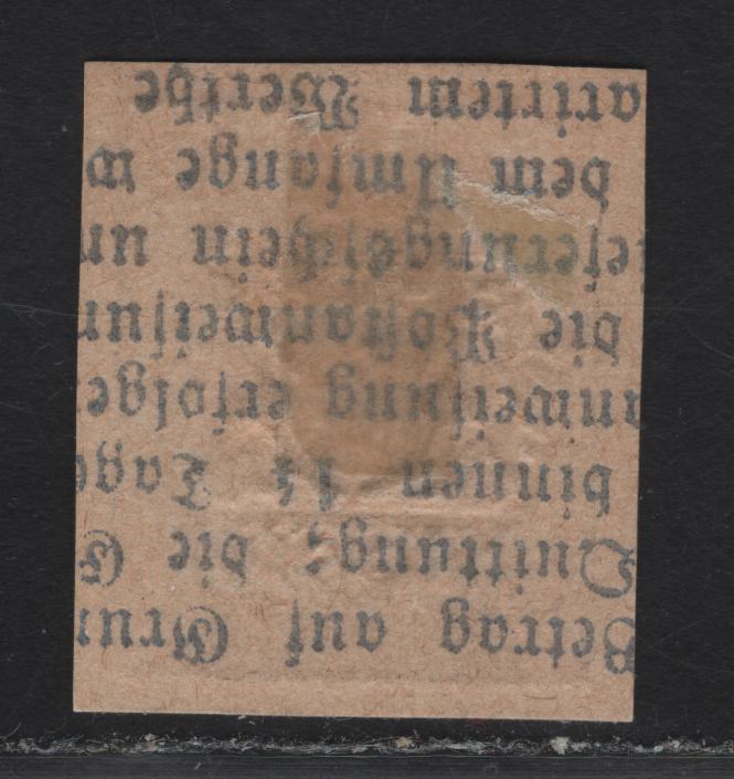 Lot 284 Bavaria SC#21cs 12kr Lilac Arms, 1867-1868 Arms Issue, A Very Fine Unused Imperf Single, Cut Square From Postal Stationary