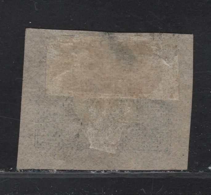 Lot 318 Brazil SC#37a 10r Blue Numeral, 1854 Cats Eyes, A Very Fine Used Imperf Single