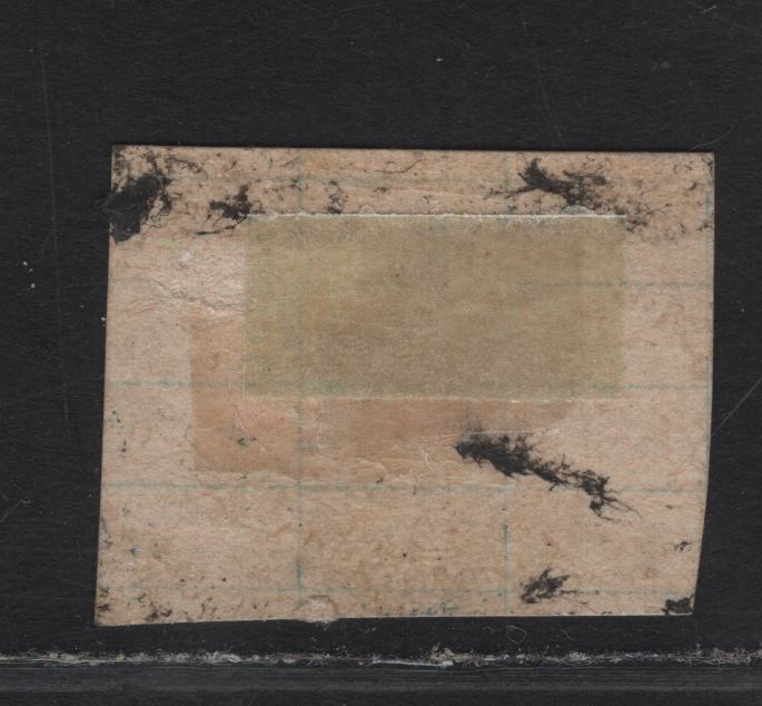 Lot 320 Brazil SC#39 280r Red Numeral, 1861 Cats Eyes, A Very Fine Used Imperf Single, Used On Piece