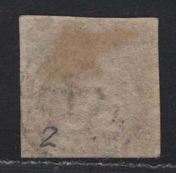 Lot 1 Denmark SC#2 4rs Brown Arms, 1851 Royal Emblem Issue, A Very Fine Used Single, #119 Numeral Cancel For Itzehue