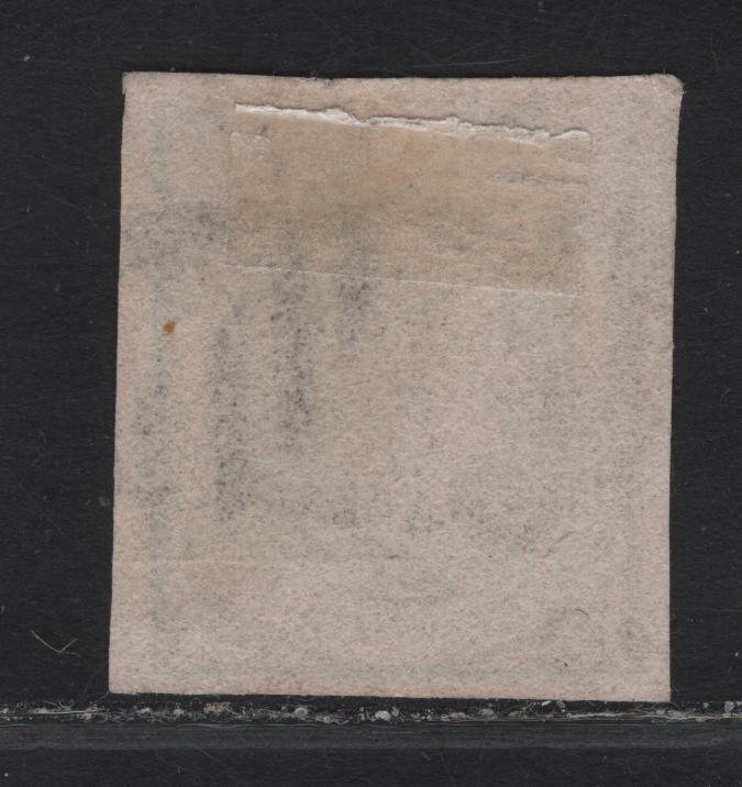 Lot 180 Spain SC#63 12c Green on Pinkish Queen Isabella II, 1864 Queen Isabella II Issue, A Very Fine Used Imperf Single, Margins Full At Top And Left, Close At Bottom, Jumbo At Right.