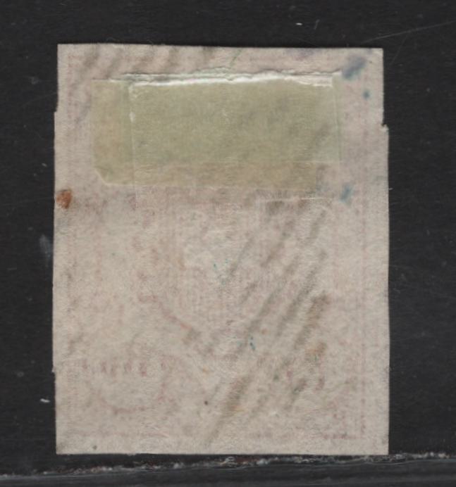Lot 189 Switzerland SC#12 15c Vermillion Arms, 1852 Federal Administration Issue, A Very Fine Used Imperf Single, Dividing Lines Are Visible On All 4 Sides