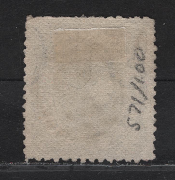 Lot 240 Australia - Victoria SC#71 6d Black Queen Victoria, 1857-1861 Queen Victoria Issue, A Very Fine Used Single, Single Lined 6 Wmk