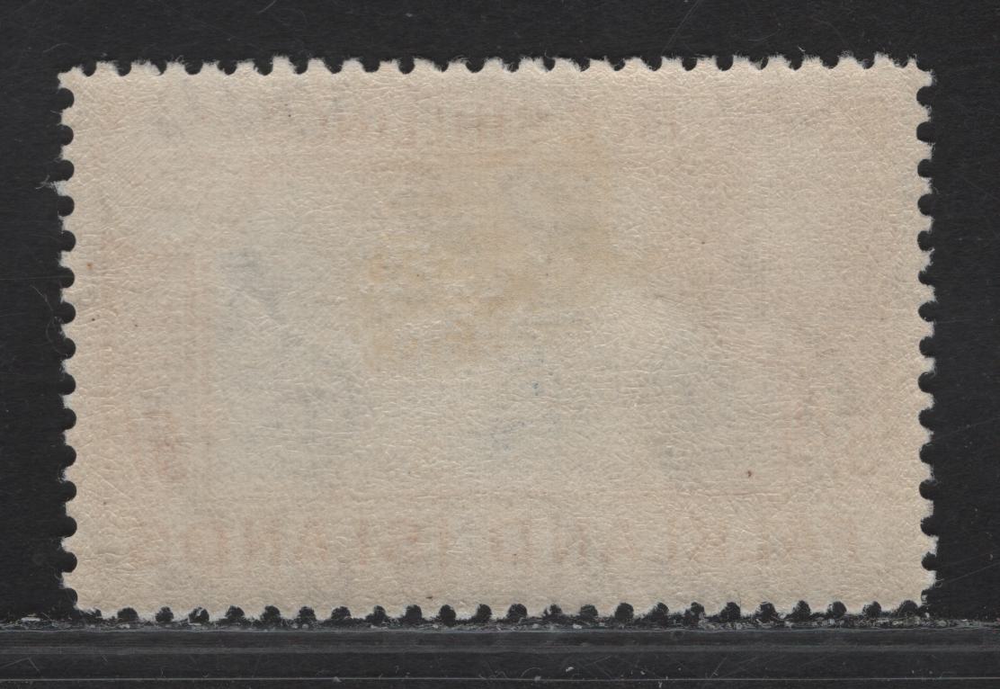 Lot 268 Falkland Islands SG#161 5/- Blue & Chestnut Southern Sealion, 1938-1950 KGVI Pictorial Issue, A VFOG Single, 1938 Printing With Crackly Gum