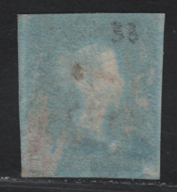 Lot 39 Great Britain SC#3g 1d Red Brown Queen Victoria, 1841 Line Engraved Issue, A Very Fine Used Imperf Single, Plate 33, Ivory Head, Maltese Cross Cancel, Alphabet I. P Converted to R