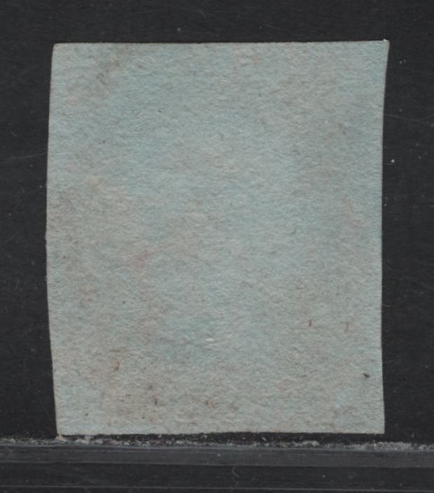 Lot 44 Great Britain SC#3 1d Red Brown Queen Victoria, 1841 Line Engraved Issue, A Very Fine Used Imperf Single, 4 Clear But Somewhat Close Margins