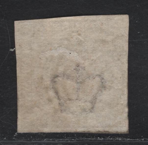 Lot 6 Denmark SC#7a 4s Brown Arms, 1858-1862 Arms Issue, A Very Fine Used Single