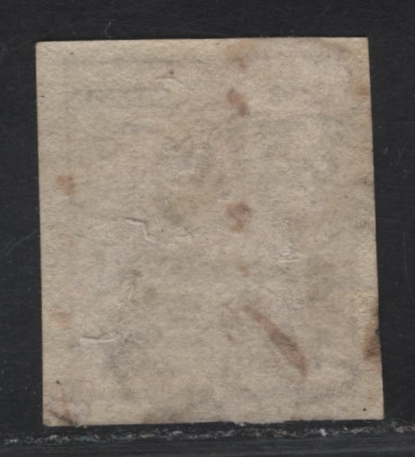 Lot 61 Hungary SC#4 (Austria) 6kr Red Brown Arms, 1850 Arms Issue, A Very Fine Used Imperf Singles, Type 1, Thick Handmade Paper, NAGY Kanisa Postmark.