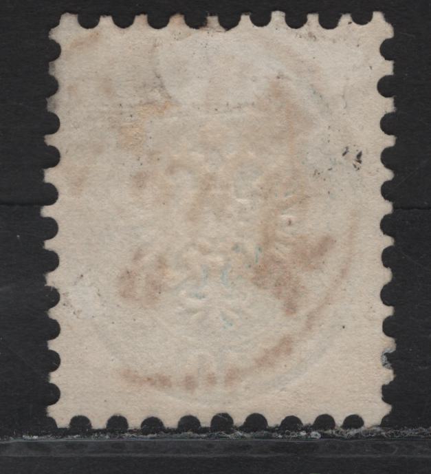 Lot 83 Lombardy Venetia SC#23 10s Blue Arms, 1864-1865 Arms Issue, A Very Fine Used Single, Perf 9.5, Unwatermarked, Mantova Cancel.