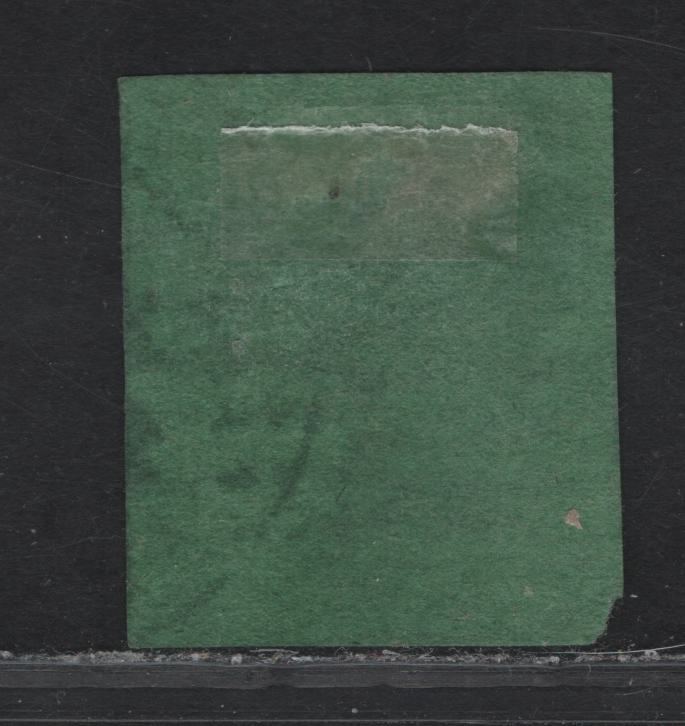 Lot 90 Modena SC#6 5c Black on Green Coat of Arms, 1852-1857 Coat of Arms Issue, A Very Fine Used Imperf Single, Period After Figure Of Value, Nearly Full Margins, Slightly Close At Lower Right.