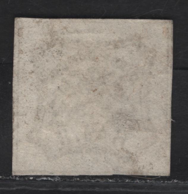 Lot 21 Roman States SC#9 8baj Black Papal Arms, 1852 Arms Issue, An Extremely Fine Used Single, Double Dividing Lines On All Sides