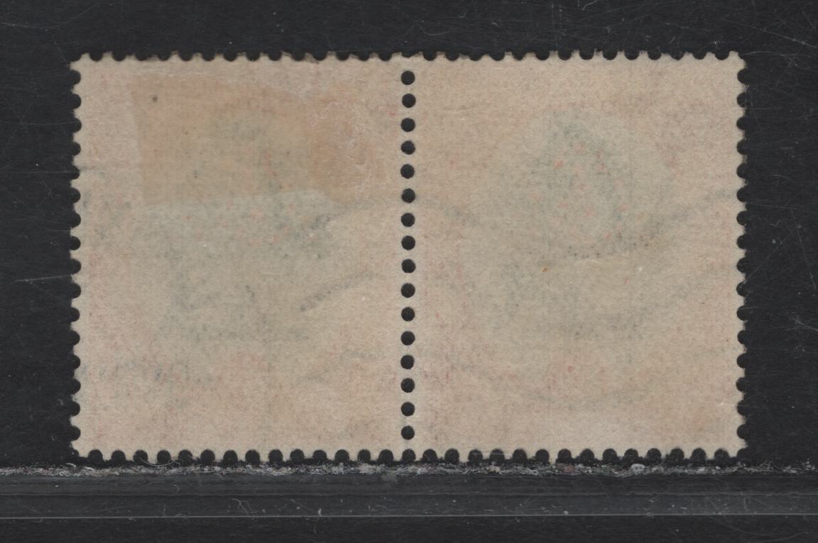 Lot 222 (C) South Africa SG#61 6d Green & Vermillion Orange Tree, 1933-1948 Photogravure Pictorial Issue, A Very Fine Used Horizontal Pair, Die 1