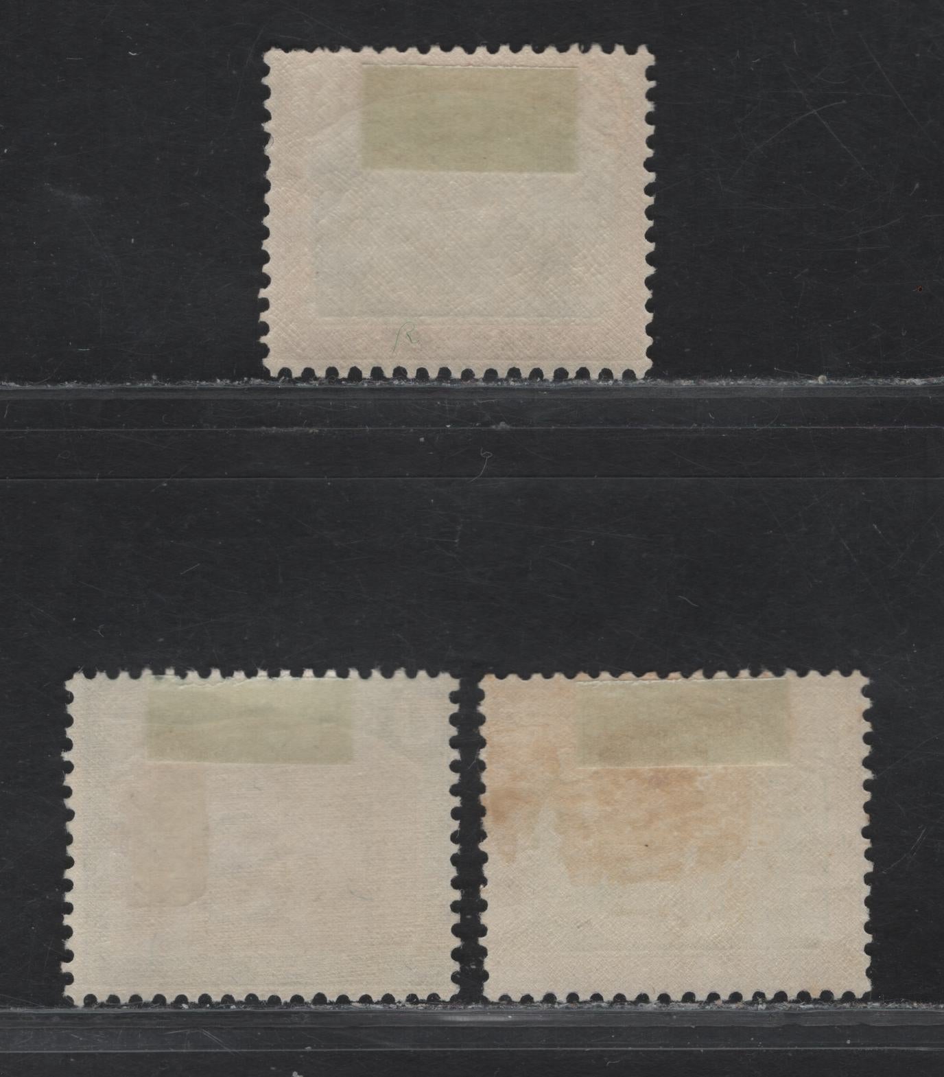 Lot 239 Sudan SG#D11a, D12-D13 2m - 10m Black & Brown Orange - Green & Mauve Gunboat Zafir, 1927-1948 Postage Dues, 3 F/VFOG Singles, Ordinary Paper