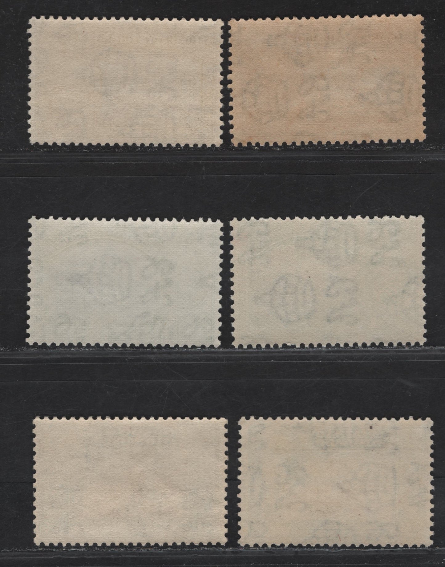 Lot 257 Trinidad & Tobago SG#246, 250, 253 1c - 24c Blue & Green - Black & Olive Green First Boca - Govt House, 1938-1944 KGVI Pictorial Issue, 3 F/VFNH Singles, 1938 & 1942/1944 Printings
