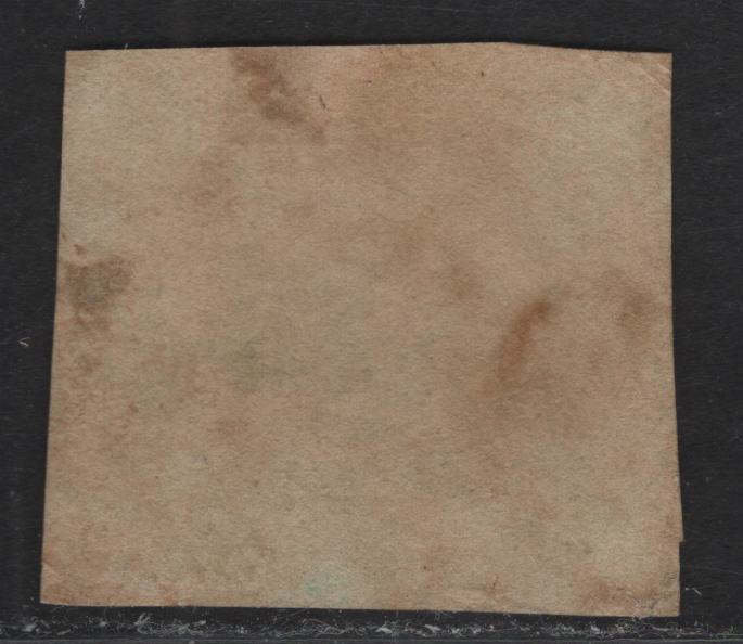Lot 27 Roman States SC#14 5c Black on Light Blue Papal Arms, 1867 Arms Issue, A Fine Used Single, Glazed Paper, Dividing Lines Visible on 3 Sides, Some Minor AbresionSpots Near The Edges Of The Design.