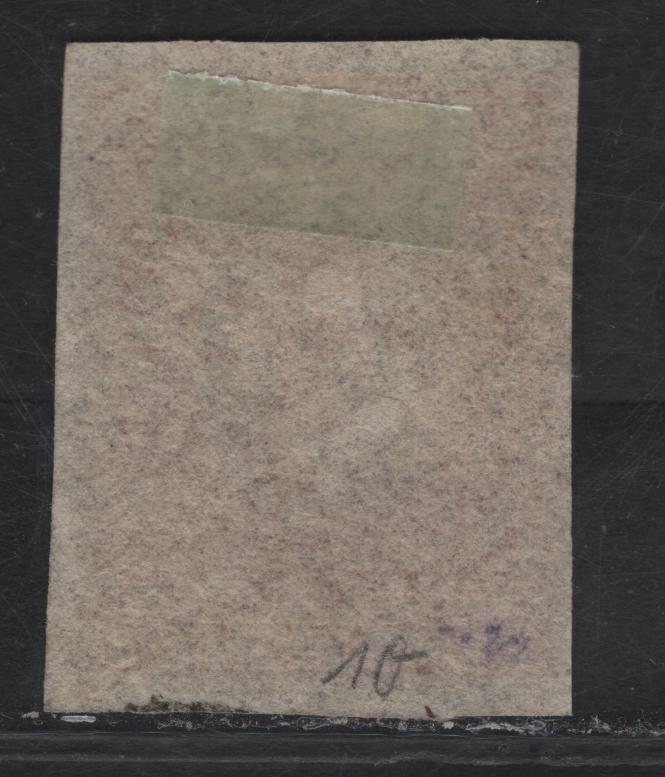 Lot 282 (C) Newfoundland SG#17 2d Pale Dusty Rose Flower Heraldry, 1861-1862 3rd Pence Issue, A Very Fine Unused Imperf Single, Hard Crisp Paper