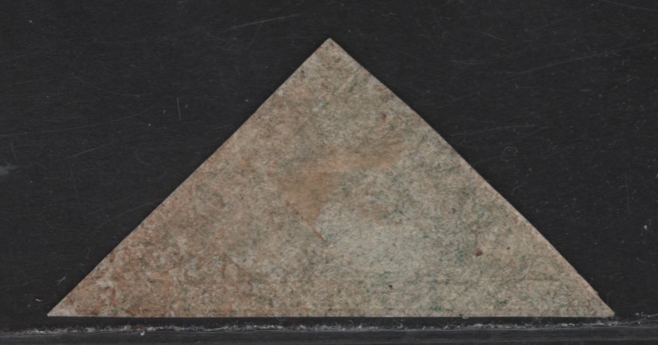 Lot 283 (C) Newfoundland SG#11A 3d Green Flower Heraldry, 1860 2nd Pence Issue, A Very Fine Unused Imperf Single, Hard Crisp Paper