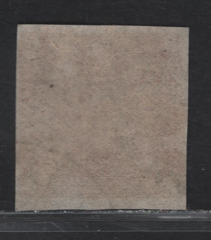 Lot 289 (C) Newfoundland SG#19 5d Reddish Brown Flower Heraldry, 1861-1862 3rd Pence Issue, A Very Fine Used Imperf Single, Crisp Hard Wove Paper, Scarce Postally Used Example