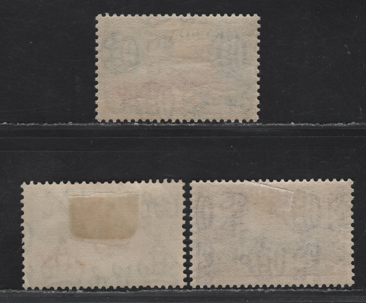 Lot 88 (C) Ceylon SG#387d,f, 388, 389-a, 390-392 3c - 25c Black & Deep Blue Green - Deep Blue & Chocolate Adam's Peak - Temple of the Tooth, 1938-1949 KGVI Pictorial Issue, 13 F/VFOG Singles, Mostly 1938 & Wartime Printings