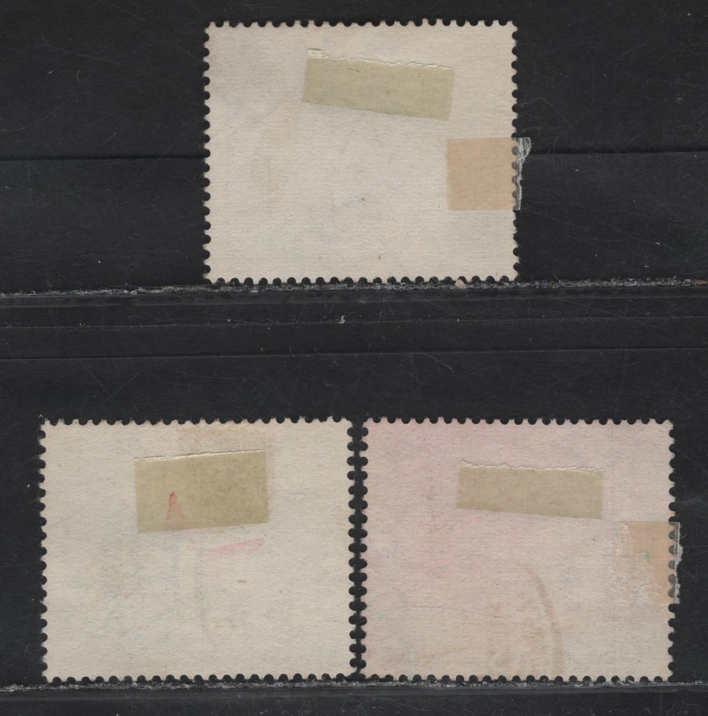 Lot 107 Italy SC#C100-C102 25c - 1l Dull Green - Violet King Victor Emmanuel III, 1938 Proclamation of Empire Issue, 3 Fine/Very Fine Used Singles